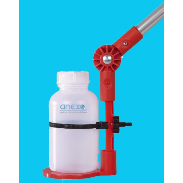 Échantillonneur D'eau Télescopique Réglable - Perche De Prélèvement 1.4 à 6 M, Capacité 500 Ml, Acier Inoxydable