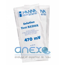100 ml - Solution REDOX 470mV (ORP) 5 Sachets de 20 ml