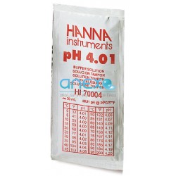 Boite de 25 sachets de 20 ml - Solution pH AVEC Certificat d'étalonnage